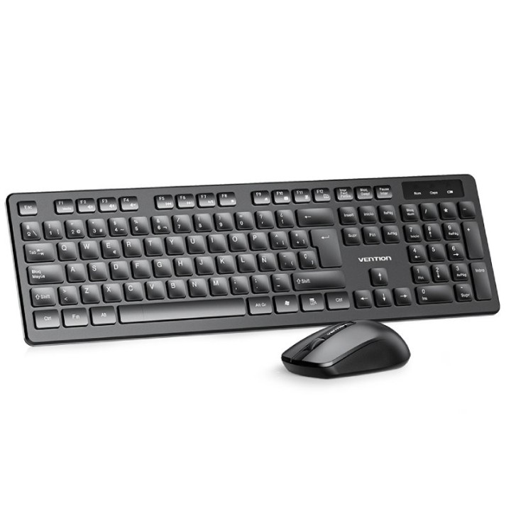 Teclado y Ratón Inalámbricos Vention Combo KTDB0-ES